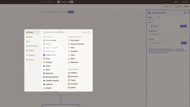 재피어x솔라피 특정 키워드 대상 발송 (초급편)
